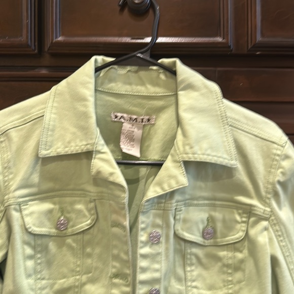 Green Jean Jacket - Picture 2 of 2